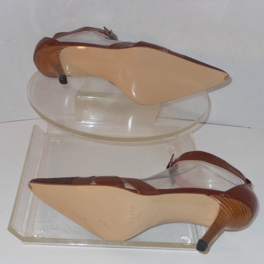 COUP DE'TAT BROWN LEATHER SHOES SIZE 9 MEDIUM - Picture 6 of 7